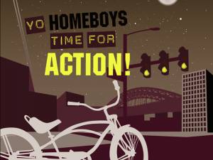 Ontwerp prints Tastik fietstassen, uitgelichte illustratie ‘homeboys’ | Studio Index